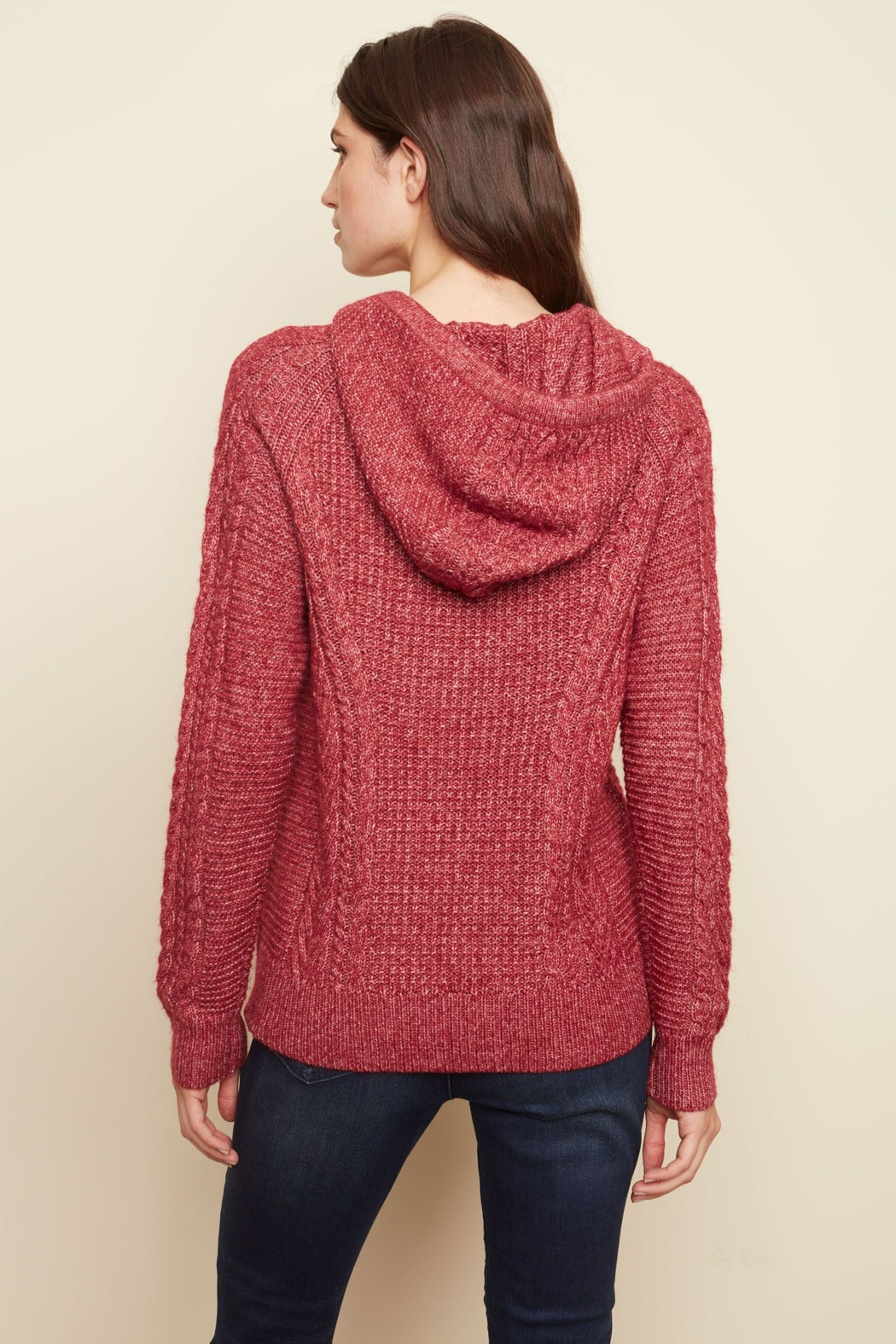 Hooded Raglan Sweater