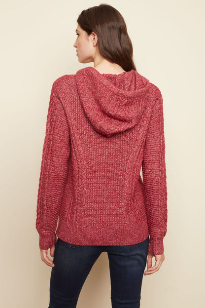 Hooded Raglan Sweater