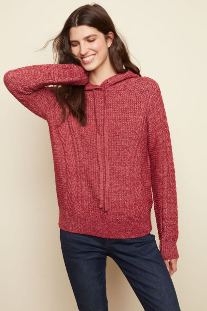 Hooded Raglan Sweater