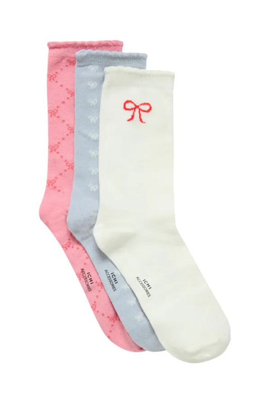 Bow Sock 3 Pack