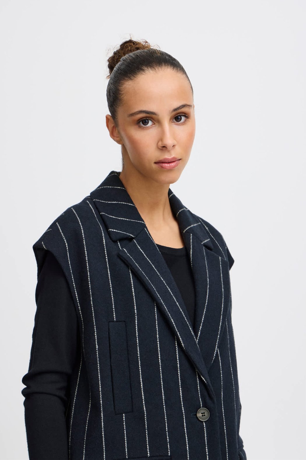 Jannet Pinstripe Waistcoat