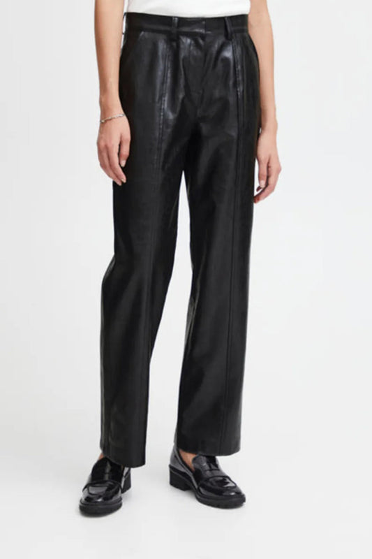Leani Faux Leather Trouser