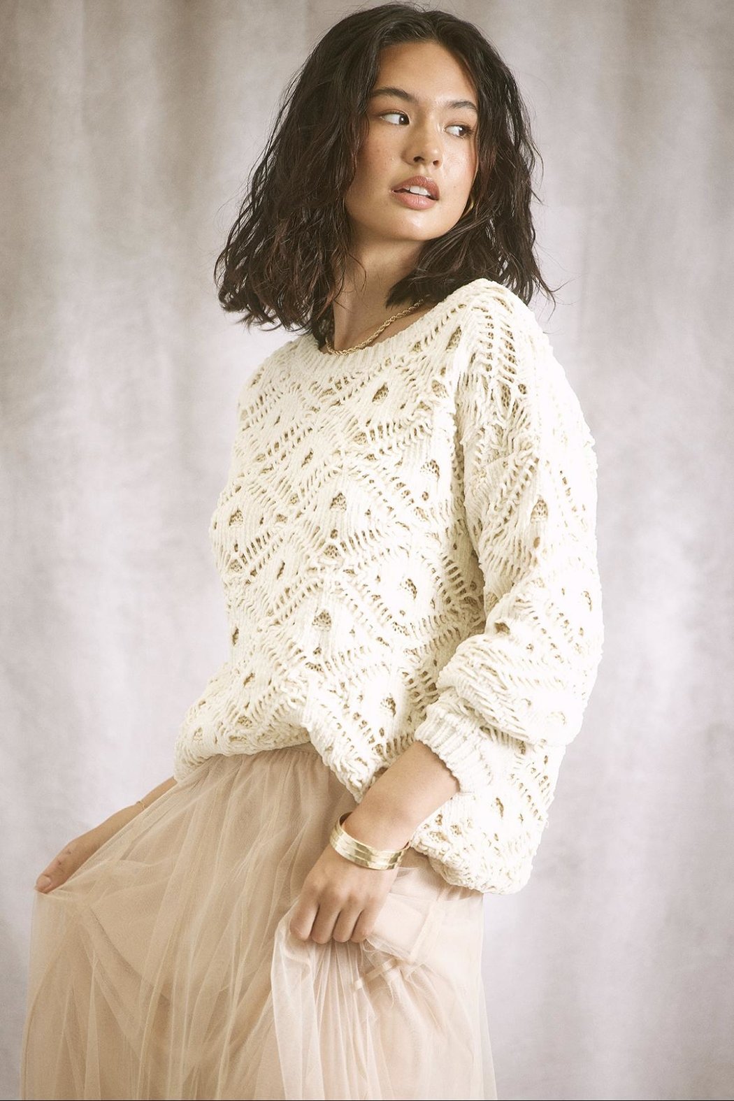 Custard Knit Sweater