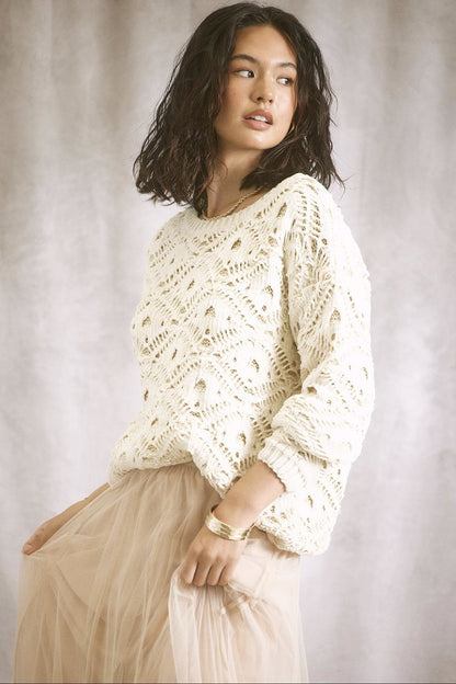 Custard Knit Sweater