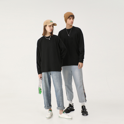 ESSNTIAL ELEMNTS Unisex 270G Crew Neck Heavy DS Tee