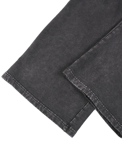EE x LETTA Unisex 360G Acid Wash Straight Leg Pants