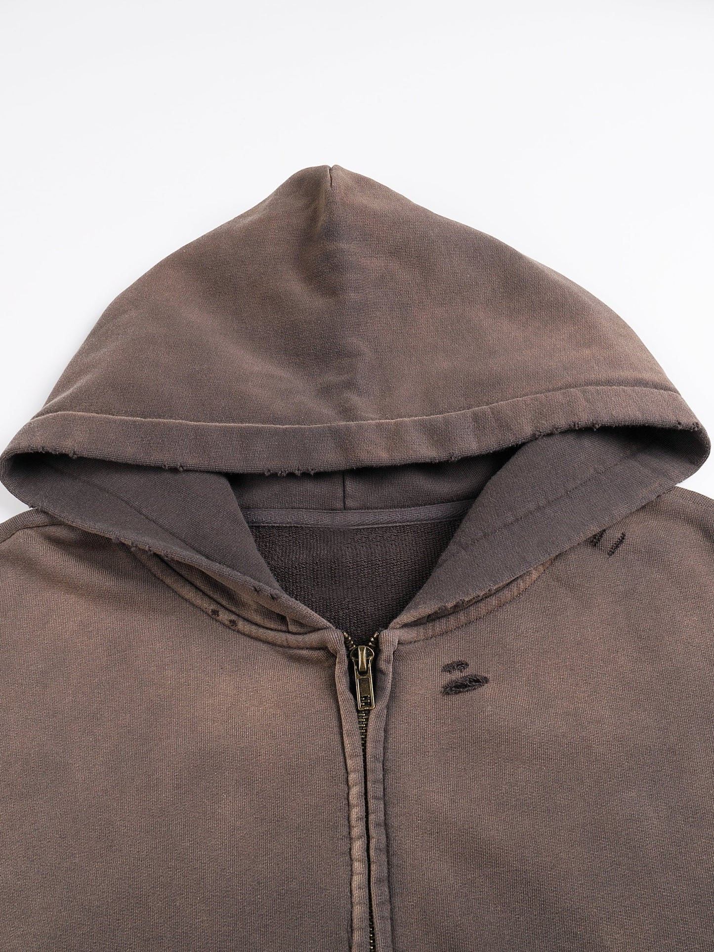 ESSNTIAL ELEMNTS Unisex 420G Frayed Washed Hoodie