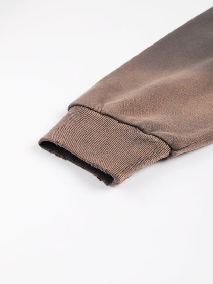 EE x LETTA Unisex 420G Hand-Frayed Faded Hoodie