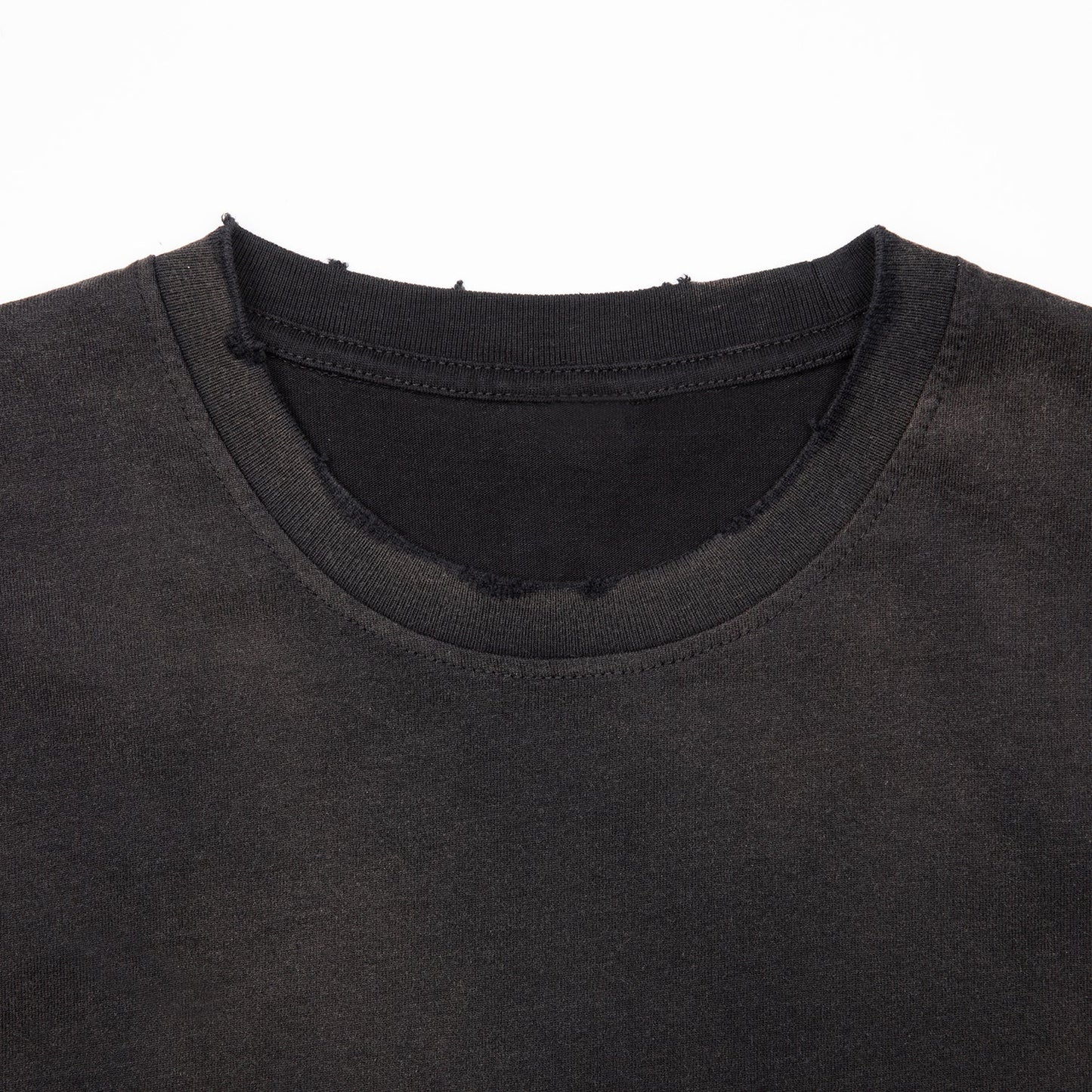 ESSNTIAL ELEMNTS Vintage Wash Frayed Unisex Tee