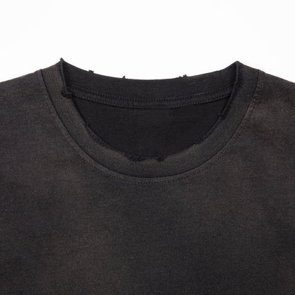 ESSNTIAL ELEMNTS Vintage Wash Frayed Unisex Tee