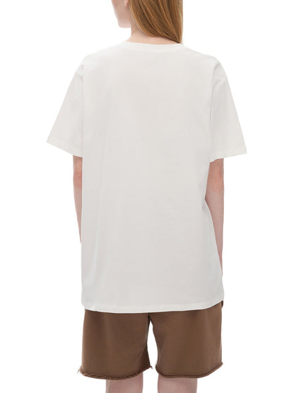 ESSNTIAL ELEMNTS Unisex Cotton Oversized Tee
