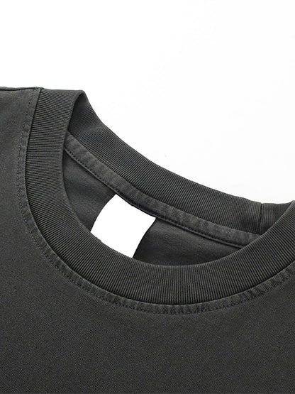 ESSNTIAL ELEMNTS Unisex DS Vintage Stone Wash Tee