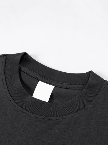 ESSNTIAL ELEMNTS Unisex HW Earth Tone Loose Tee