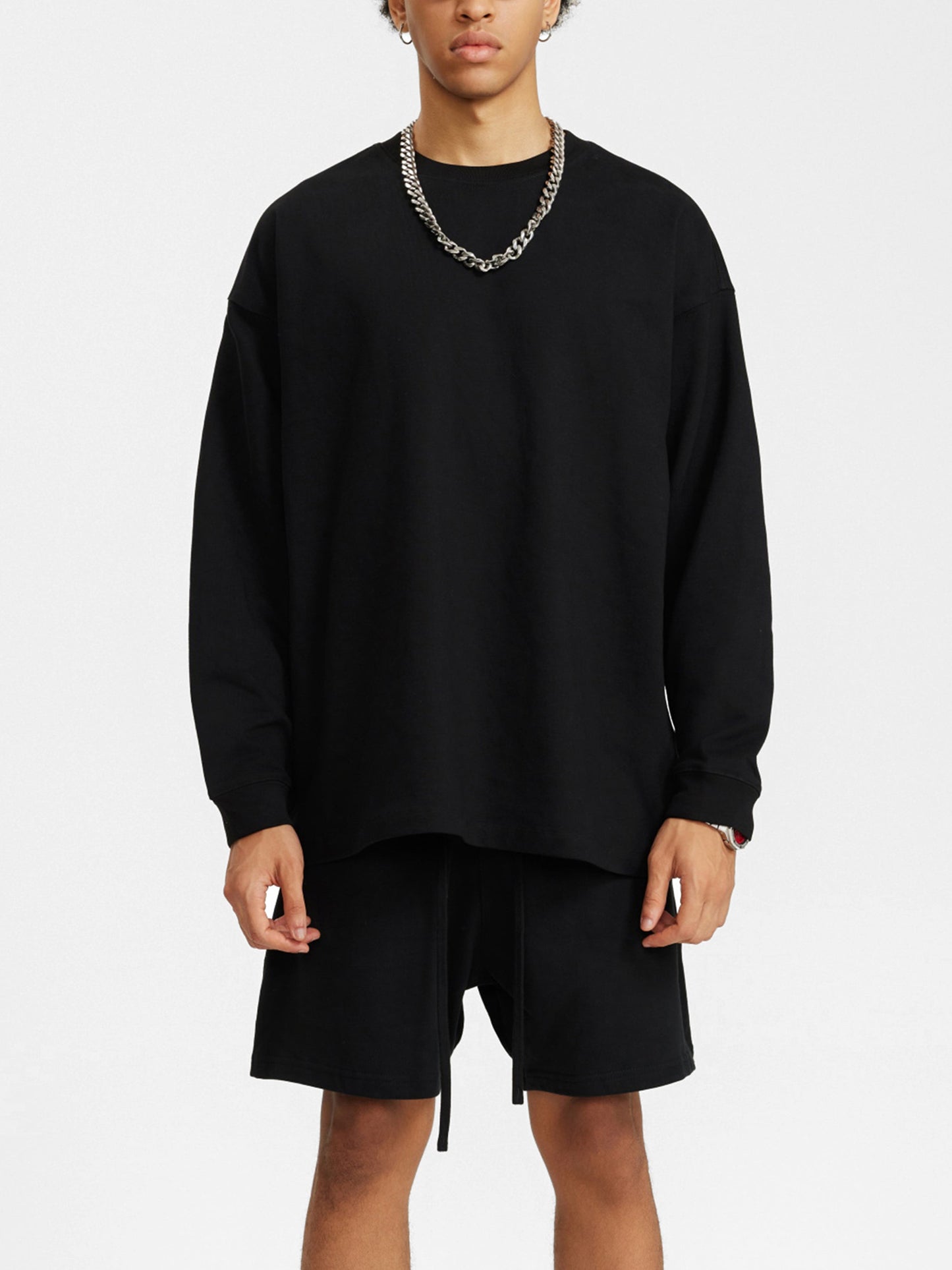 ESSNTIAL ELEMNTS Unisex 305G Long Sleeve Loose Tee