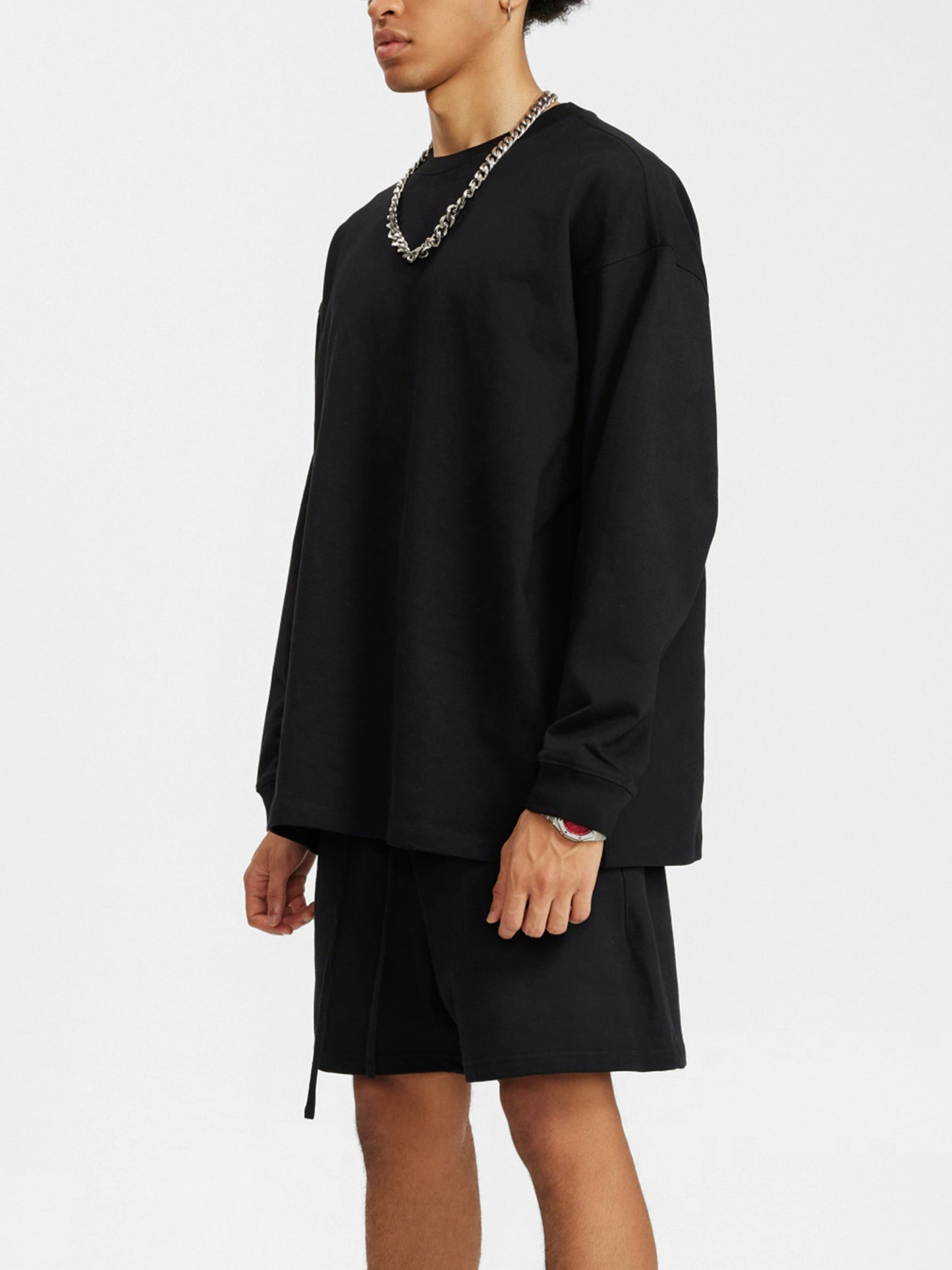 ESSNTIAL ELEMNTS Unisex 305G Long Sleeve Loose Tee