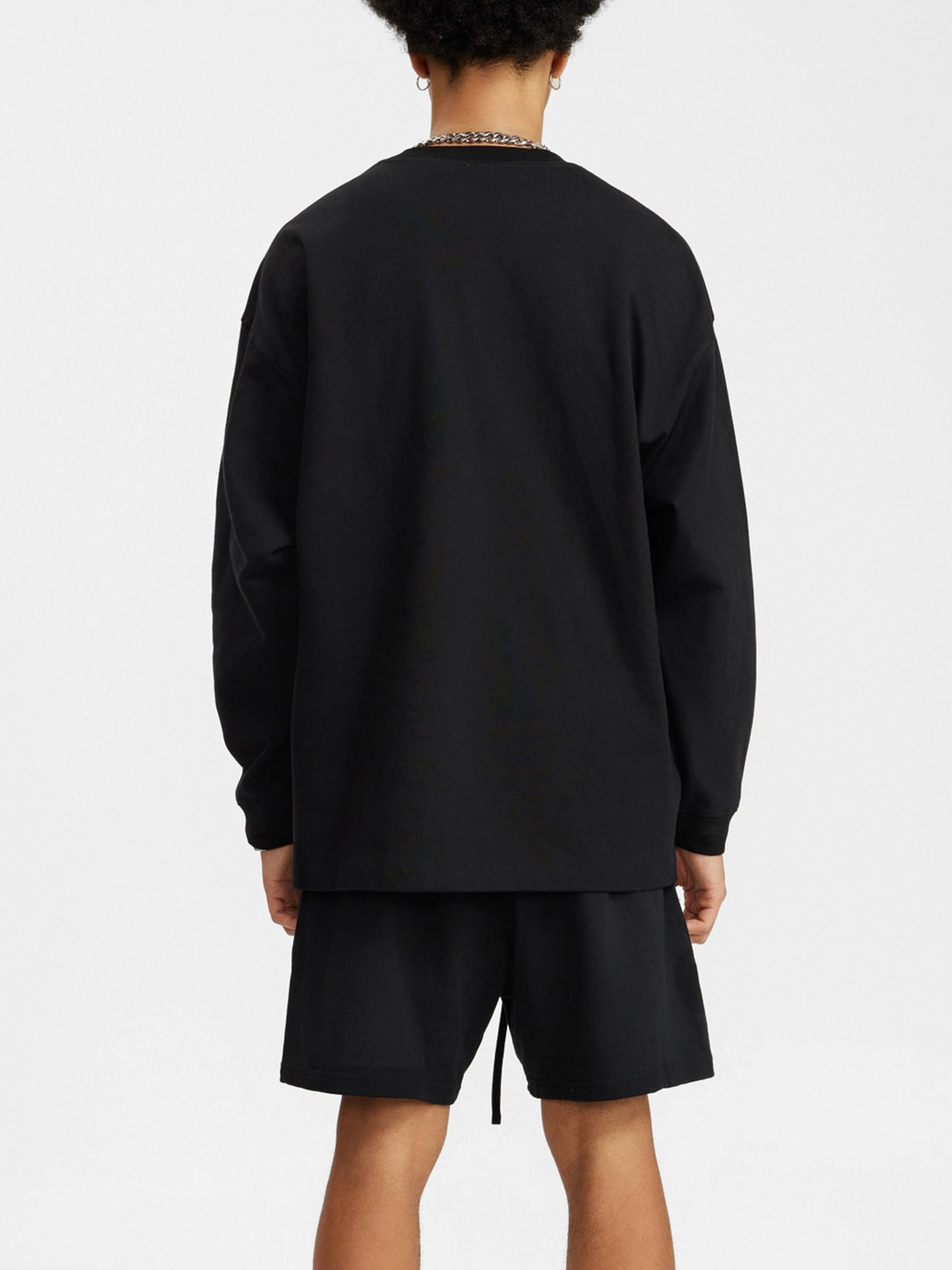 ESSNTIAL ELEMNTS Unisex 305G Long Sleeve Loose Tee