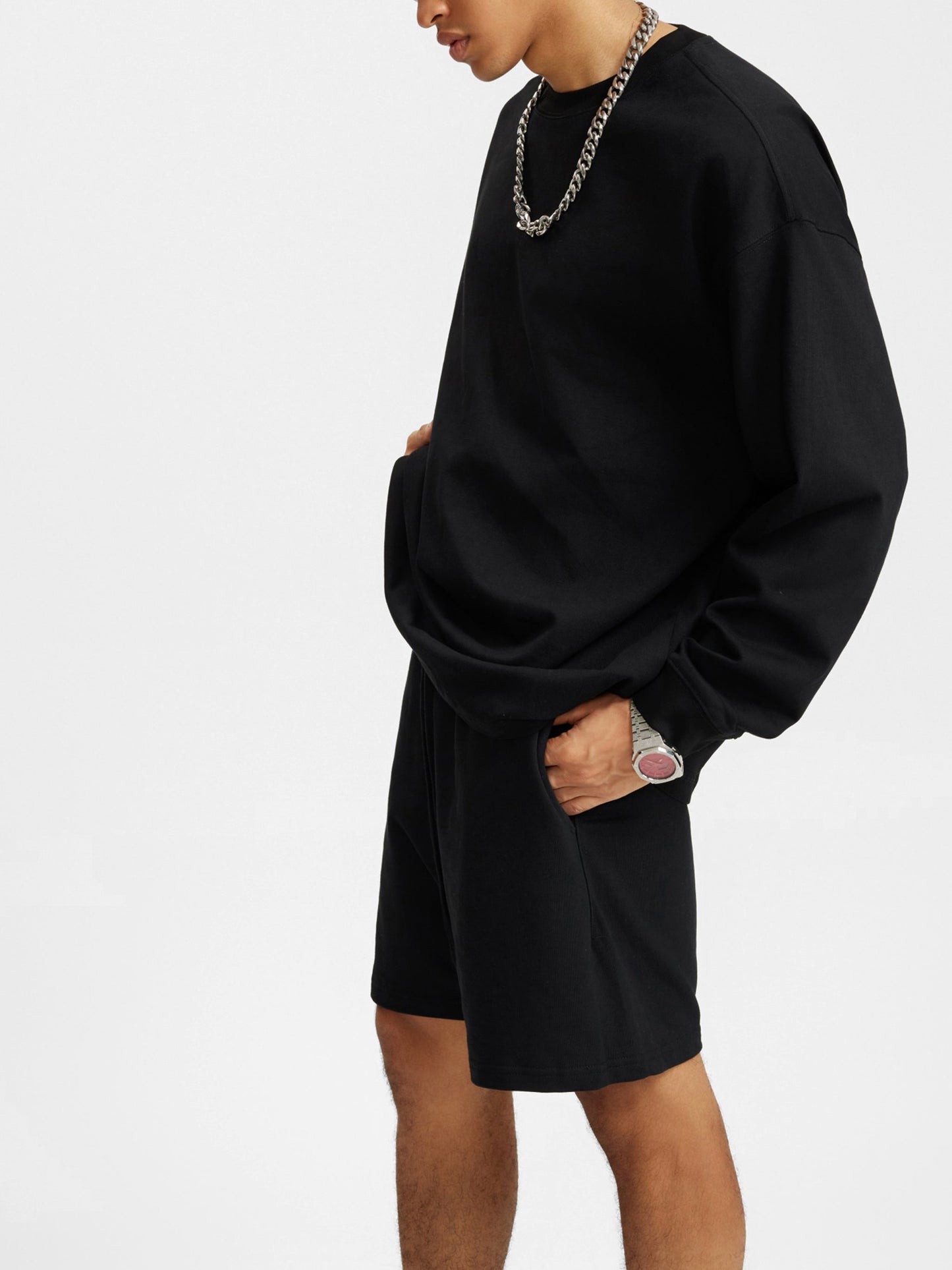 ESSNTIAL ELEMNTS Unisex 305G Long Sleeve Loose Tee