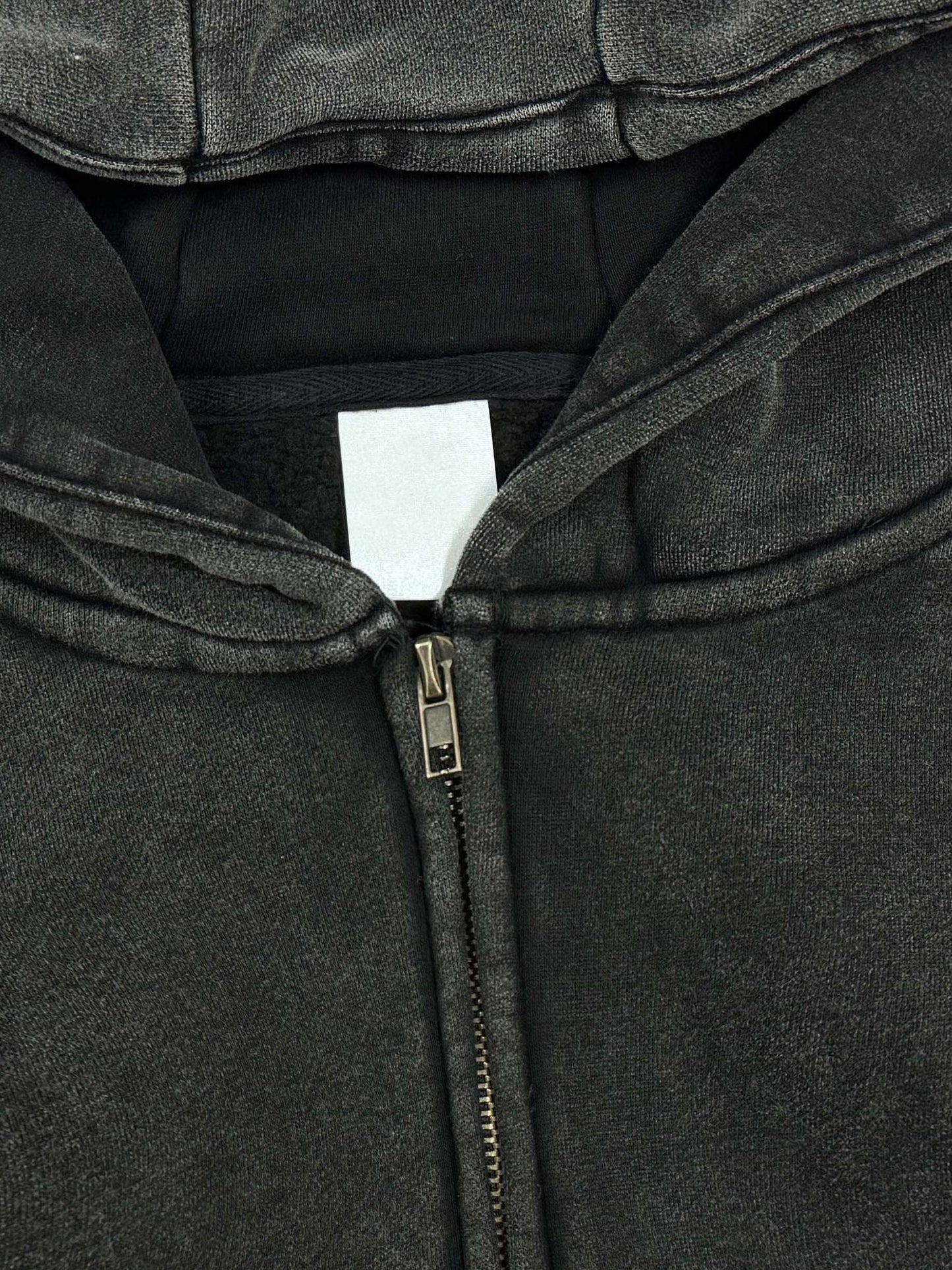 ESSNTIAL ELEMNTS Unisex 360G Snow Washed Zipped Hoodie