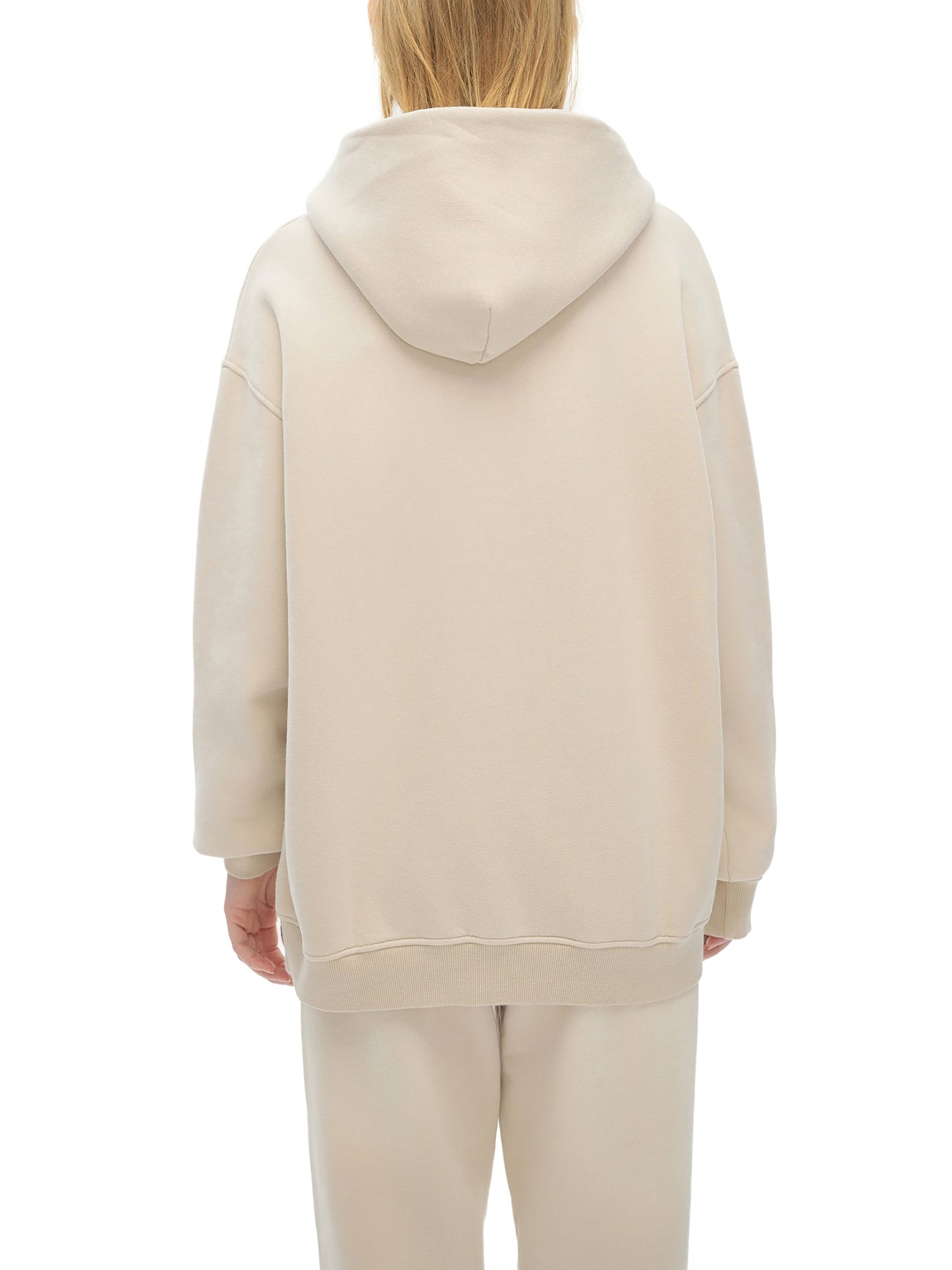 ESSNTIAL ELEMNTS Unisex 375G Faded Wash Fleece Hoodie