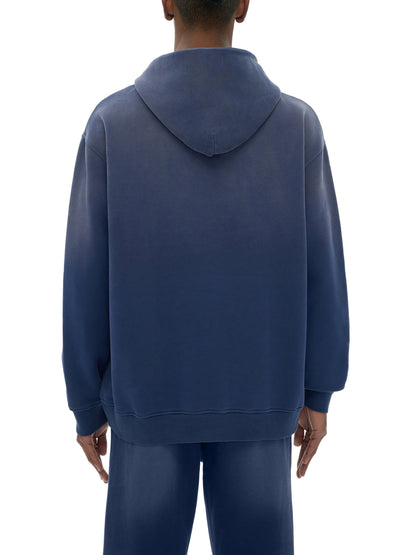 ESSNTIAL ELEMNTS Unisex 375G Faded Wash Fleece Hoodie