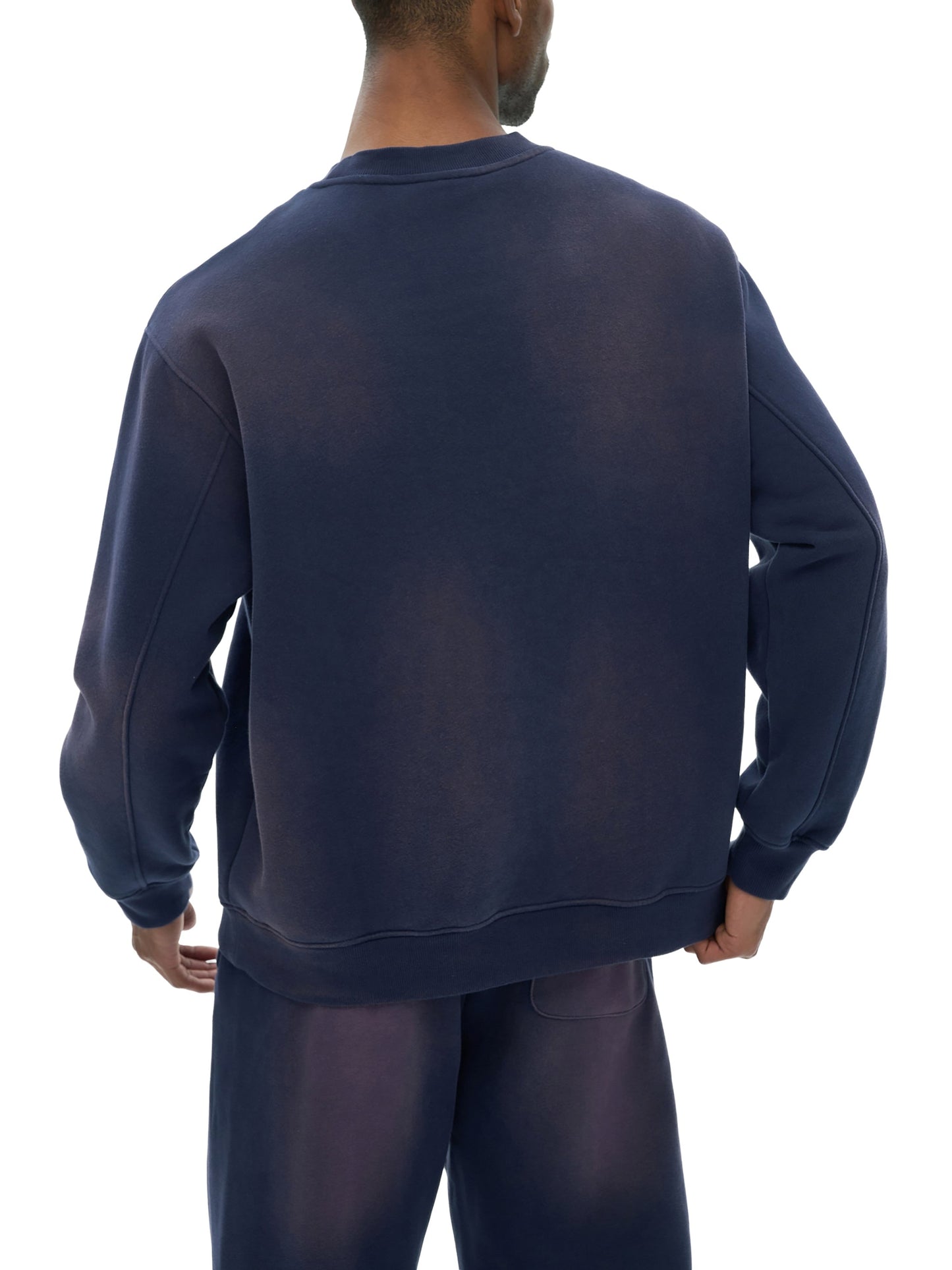 ESSNTIAL ELEMNTS Unisex 375G Faded Wash Fleece SS