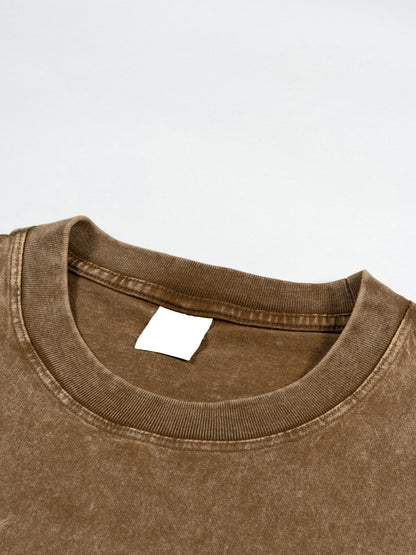 ESSNTIAL ELEMNTS Unisex 285G Heavy Snow Washed Tee