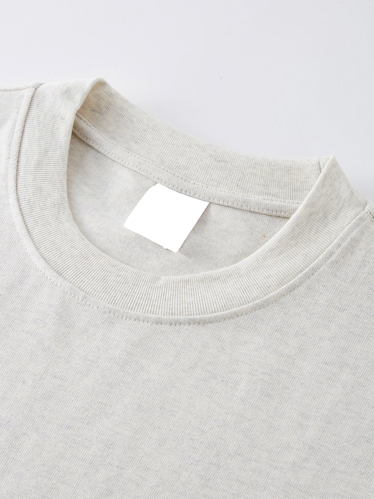 ESSNTIAL ELEMNTS Unisex 425G HW Solid Color Loose Tee