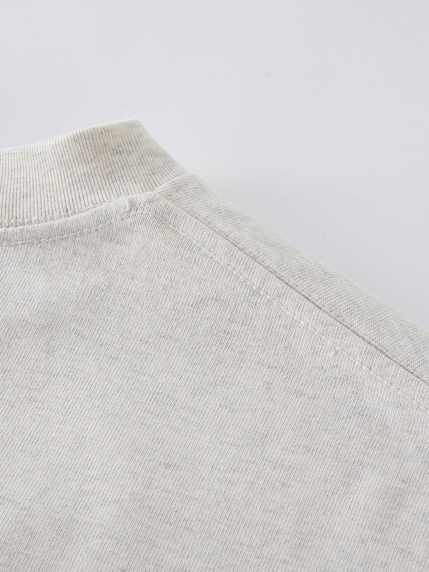 ESSNTIAL ELEMNTS Unisex 425G HW Solid Color Loose Tee