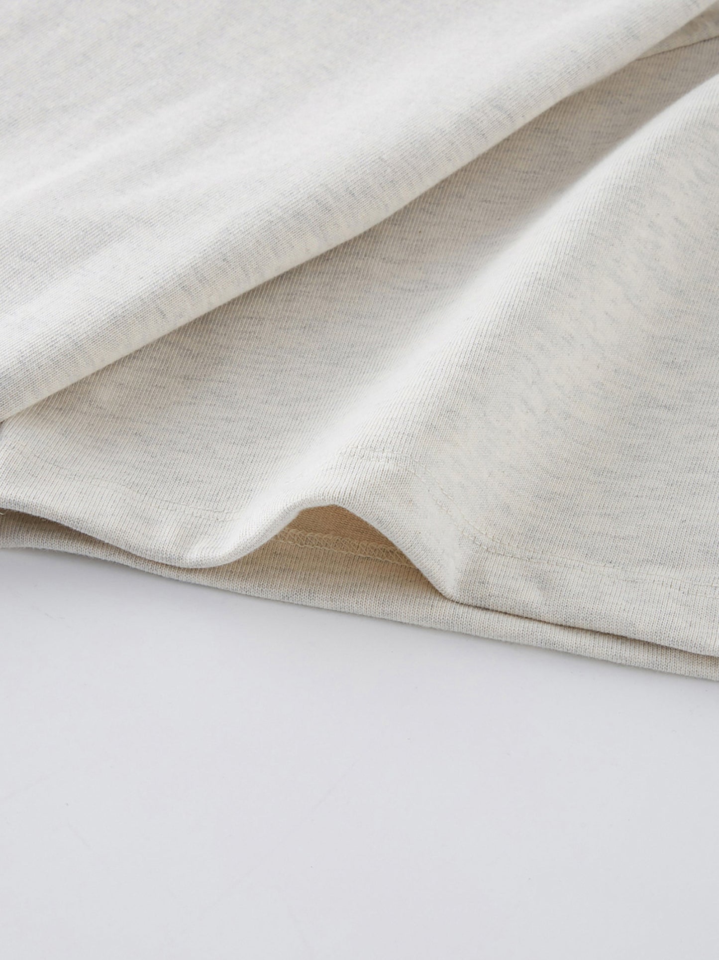 ESSNTIAL ELEMNTS Unisex 425G HW Solid Color Loose Tee