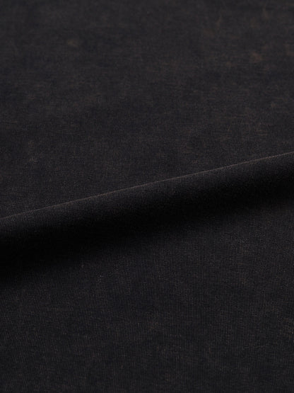 ESSNTIAL ELEMNTS Unisex 250G Frayed Edge VT Washed Tee