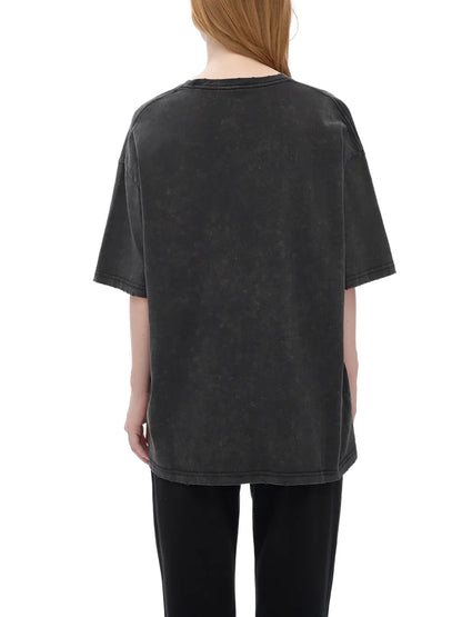 ESSNTIAL ELEMNTS Unisex Fluffy Vintage Washed Tee