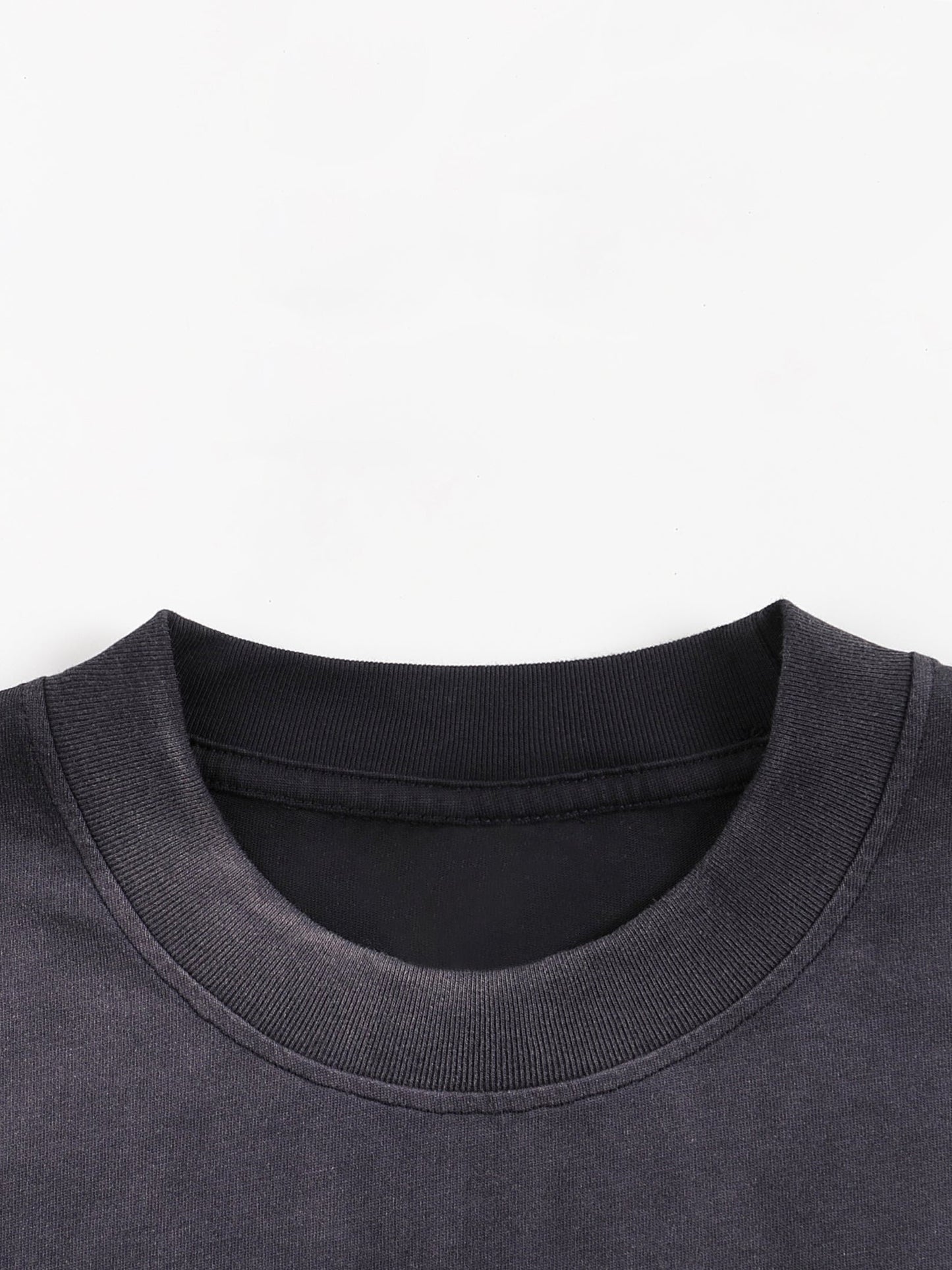ESSNTIAL ELEMNTS Unisex Fade Wash Drop Shoulder Tee