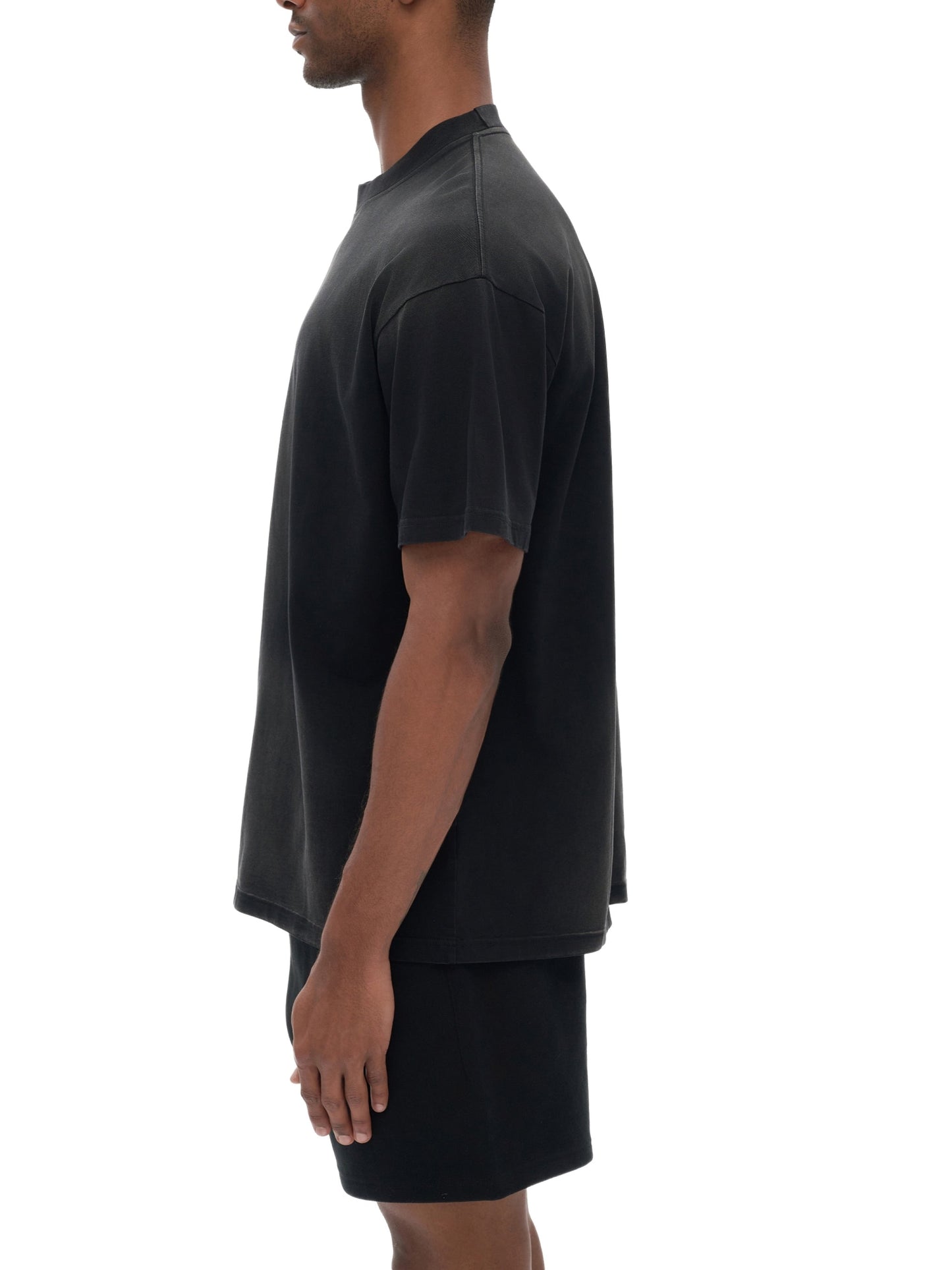 ESSNTIAL ELEMNTS Unisex Fade Wash Drop Shoulder Tee
