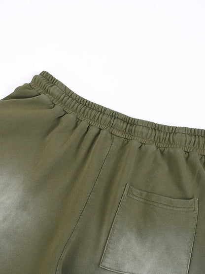 ESSNTIAL ELEMNTS Unisex 360G Faded Wash Street Shorts