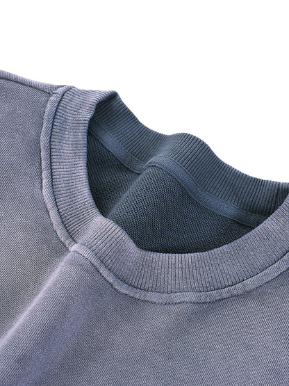 ESSNTIAL ELEMNTS Unisex 350G Handcrafted Faded Sweatshirt