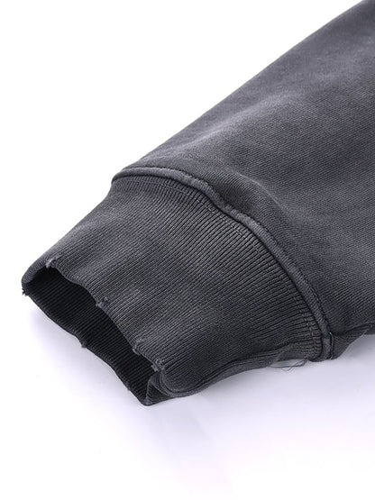 ESSNTIAL ELEMNTS Unisex 400G Faded Wash Hoodie