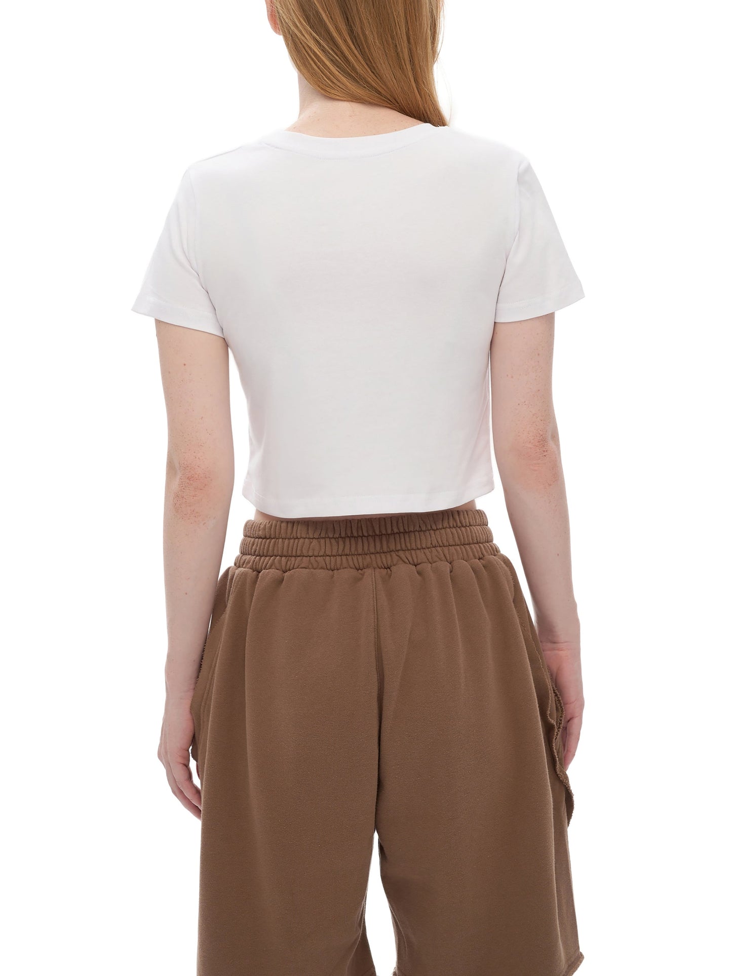 ESSNTIAL ELEMNTS 180G Women’s Fitted Cropped Tee