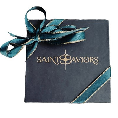 Saints Faith & Luck Cross Necklace Silver