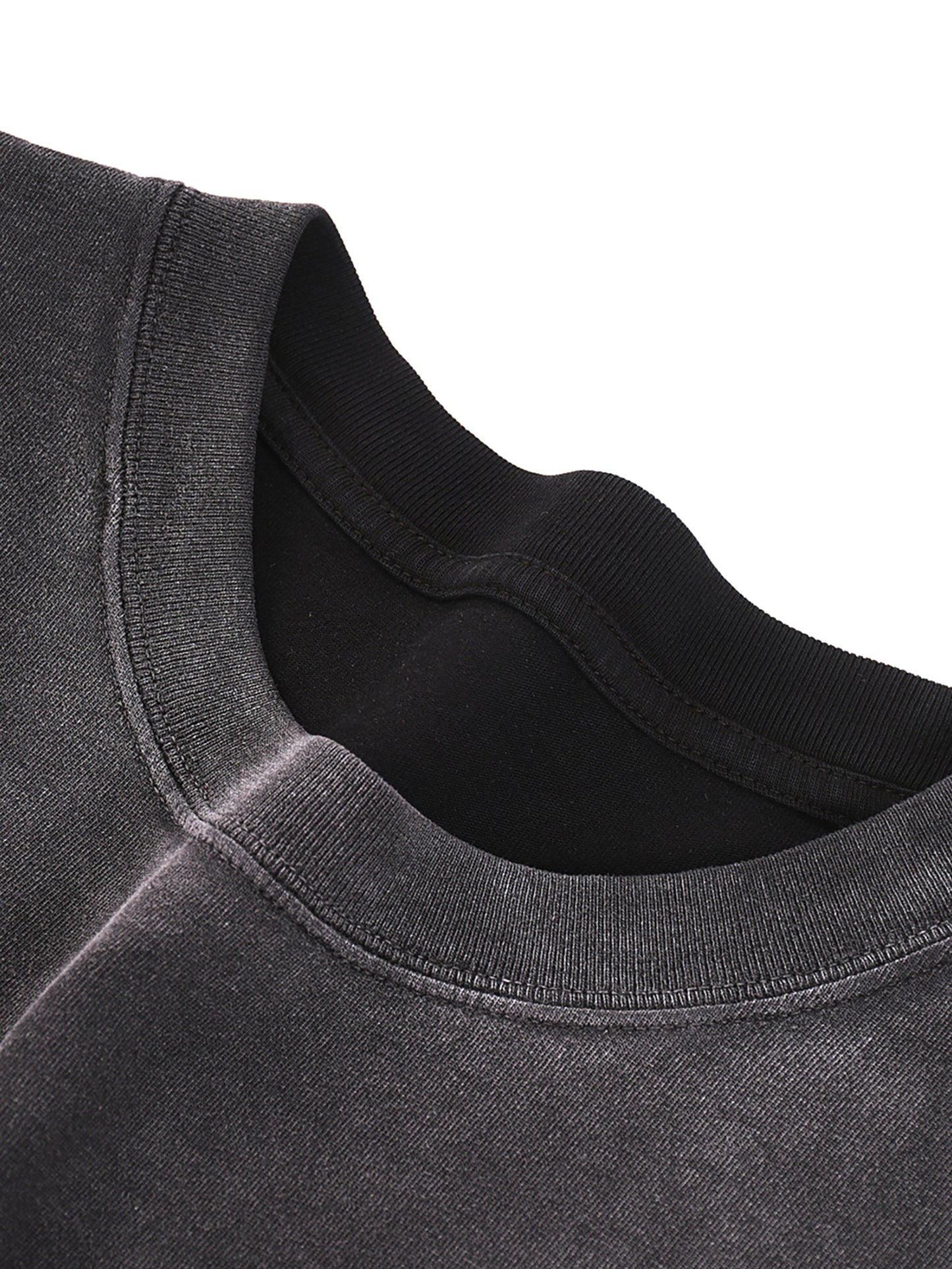 ESSNTIAL ELEMNTS Unisex 270G Gradient Washed VT LS Tee