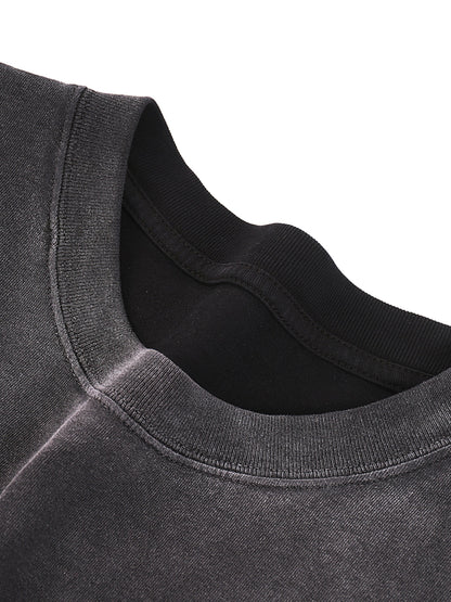 ESSNTIAL ELEMNTS Unisex 270G Gradient Washed VT LS Tee