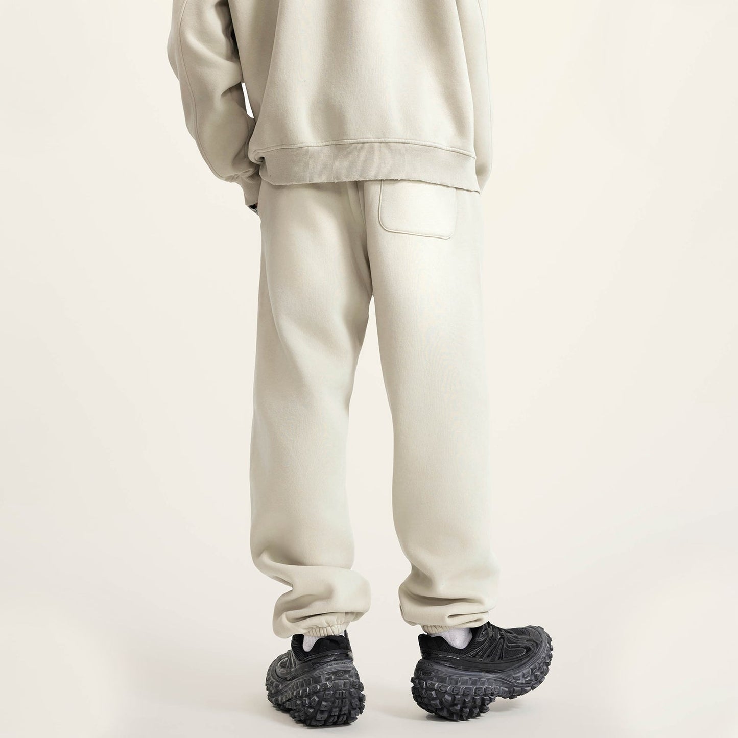ESSNTIAL ELEMNTS Unisex 375G Faded Wash Fleece Joggers