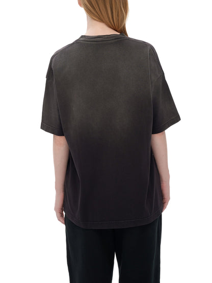 ESSNTIAL ELEMNTS Unisex Classic Wash Fade Gradient Tee