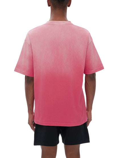 ESSNTIAL ELEMNTS Unisex Classic Wash Fade Gradient Tee