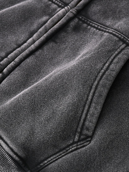 ESSNTIAL ELEMNTS Unisex 355G Washed Boxy Hoodie