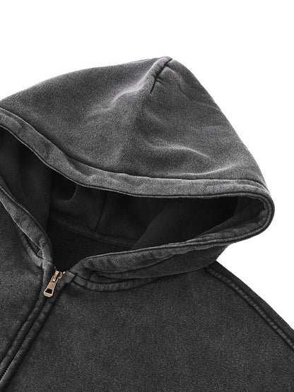 ESSNTIAL ELEMNTS Unisex 355G Washed Boxy Hoodie