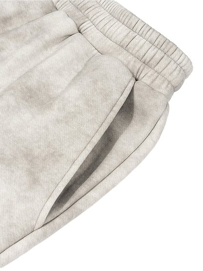 ESSNTIAL ELEMNTS Unisex Dirty Washed Fleece Sweatpants