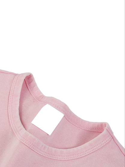 ESSNTIAL ELEMNTS Women's 235G Snow Washed Crop Top Tee
