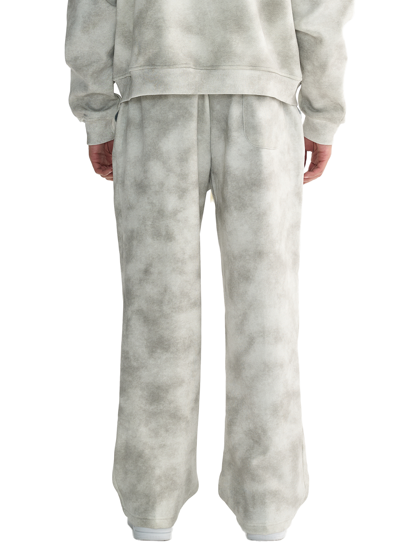 ESSNTIAL ELEMNTS Unisex Dirty Washed Fleece Sweatpants