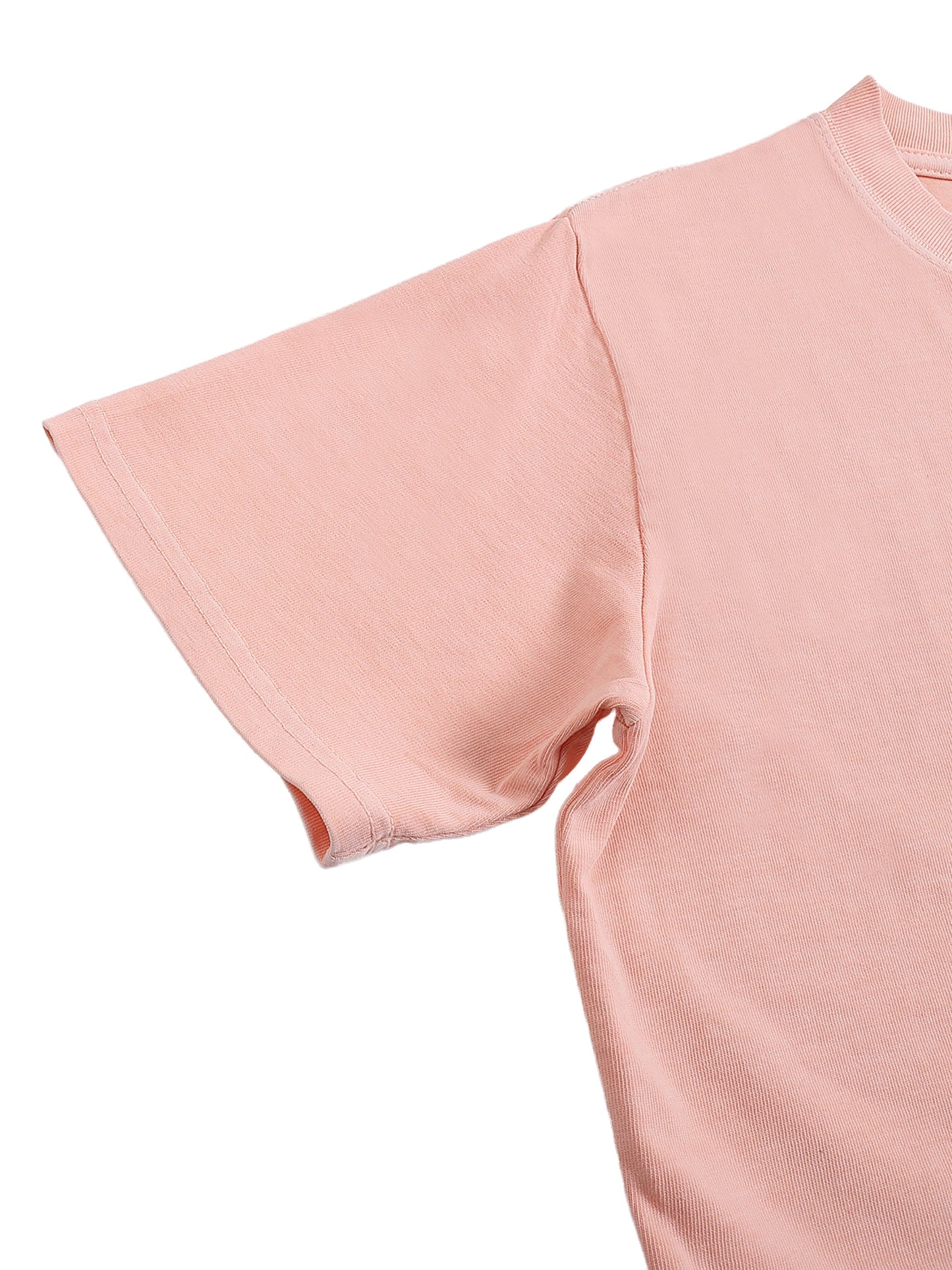 ESSNTIAL ELEMNTS Women's Snow Washed Crop Top Tee