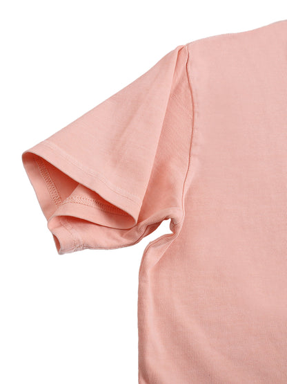 ESSNTIAL ELEMNTS Women's Snow Washed Crop Top Tee